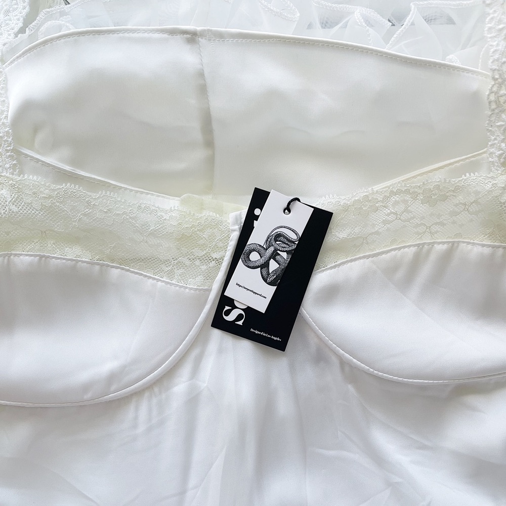 NWT Serpenti White Bellini Mini Dress - Picture 9 of 14